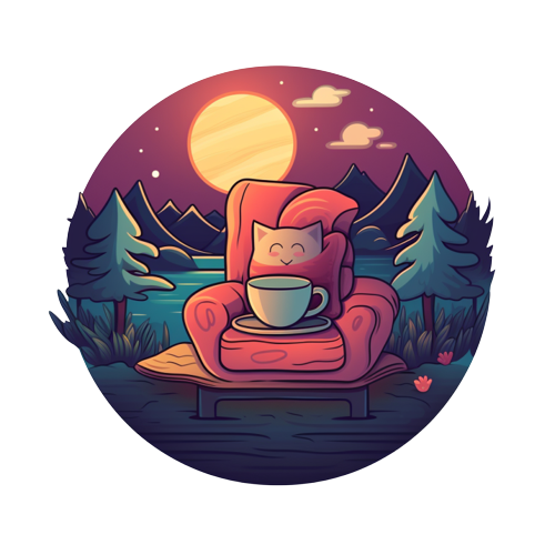 cozy owl library logo